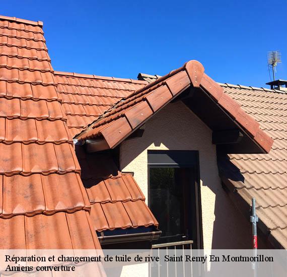 Réparation et changement de tuile de rive   saint-remy-en-montmorillon-86390 Amiens couverture