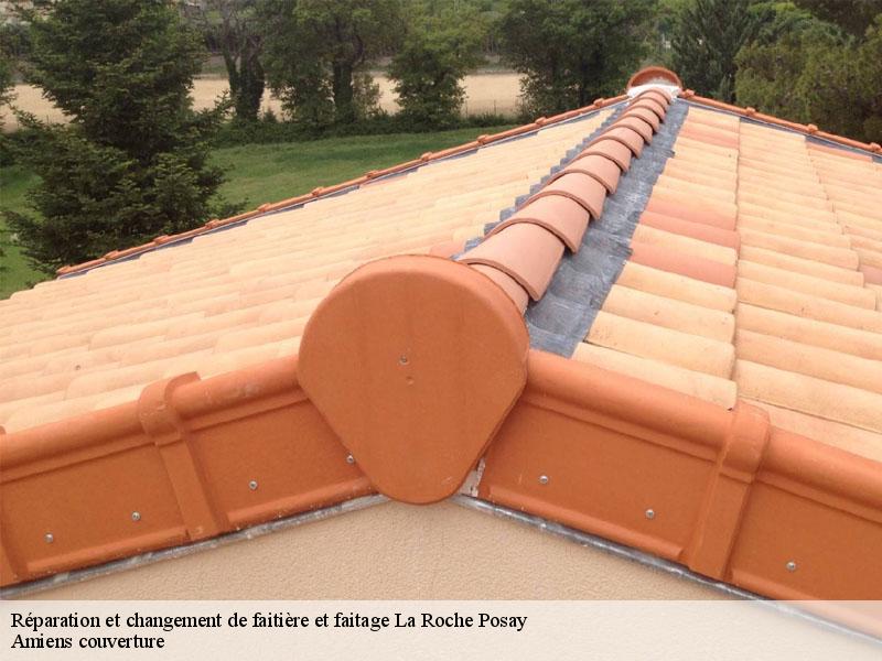 Réparation et changement de faitière et faitage  la-roche-posay-86270 Amiens couverture
