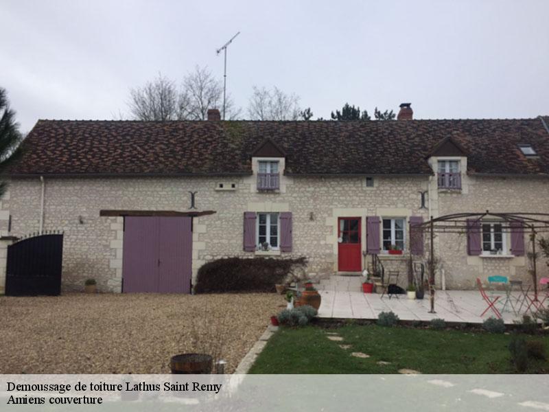 Demoussage de toiture  lathus-saint-remy-86390 Amiens couverture