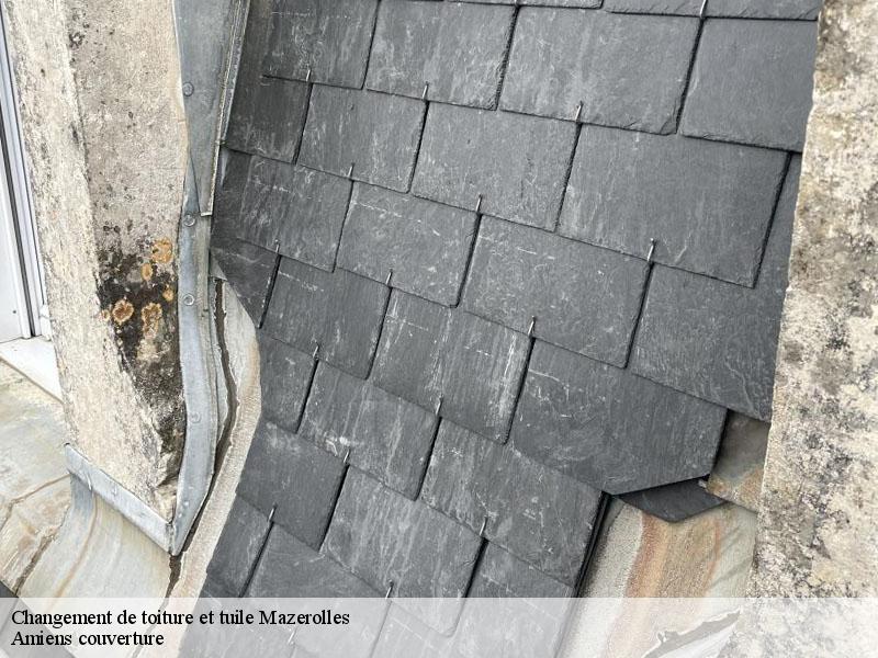 Changement de toiture et tuile mazerolles-86320 Amiens couverture